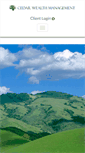 Mobile Screenshot of cedarwealthmgmt.com